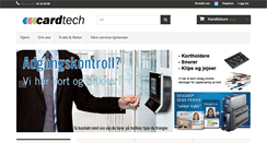 Desktop Screenshot of cardtech.no
