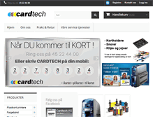 Tablet Screenshot of cardtech.no