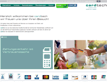 Tablet Screenshot of cardtech.de